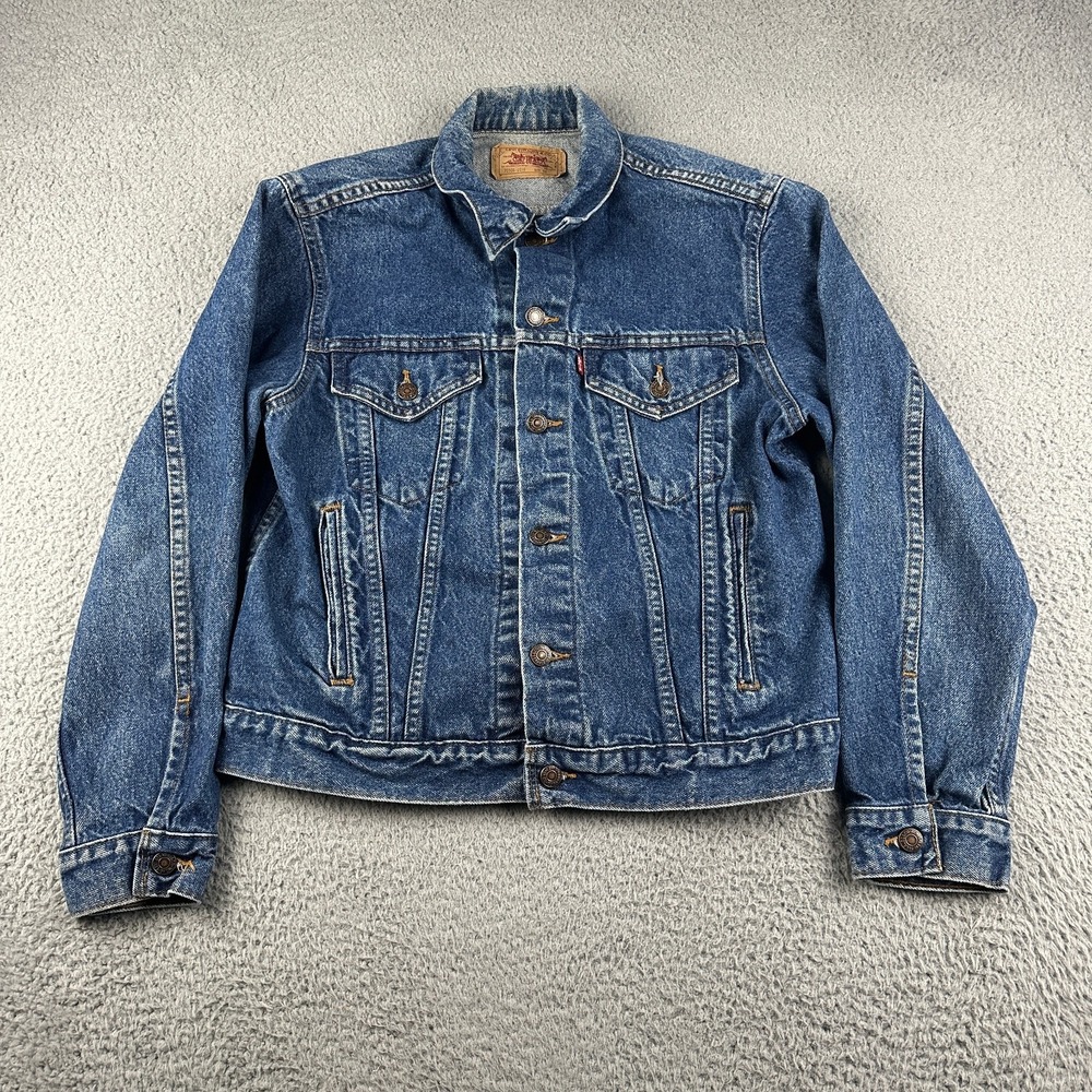 Vintage Levis 70506 0216 Denim Jean Trucker Jacket Type 3 Size 42